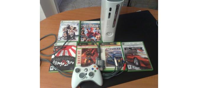 xbox 360 cu RROD +  jocuri xbox  + hdd 20gb -SUPER OKAZIE