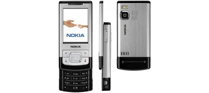 vand nokia 6500 slide