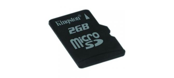 card micro sd  2 GB