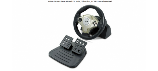 vand Volan Genius Twin Wheel PC/PS2