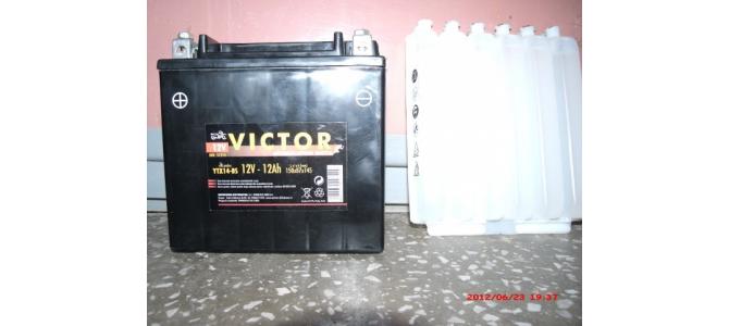 Vand baterie Victor 12 V-12 Ah nou nout.