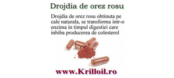 Drojdie de orez rosu.Colesterol si trigliceride