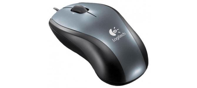 VAND LOGITECH V100 GREY OPTICAL MOUSE FOR NOTEBOOKS USB NOU