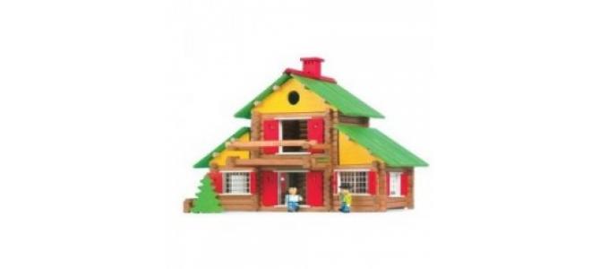 Joc de constructii casa Chalet Toy in valigeta (240 piese), 125 Ron