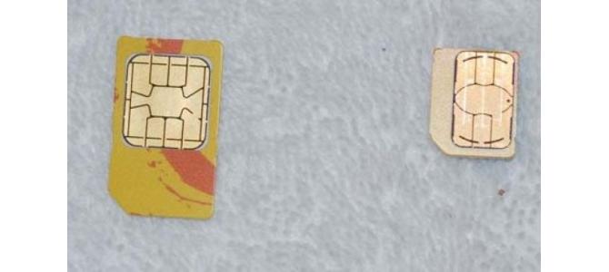 Tai cartela sim in microsim, nanosim cu aparat 4 Lei / Buc