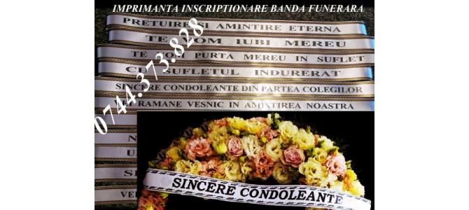 Sistem scriere panglica funerara 0744373828 !