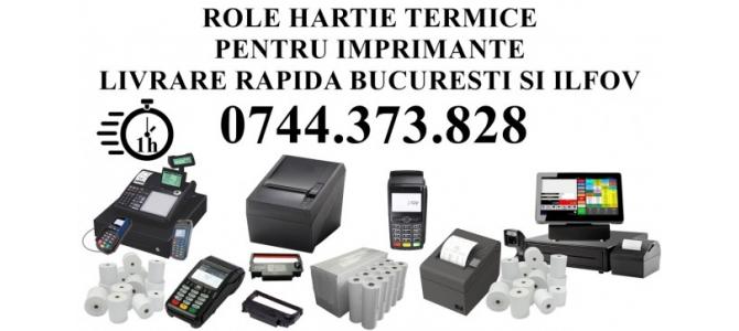 Role hartie termica  imprimante de bonuri tip Epson, Samsung