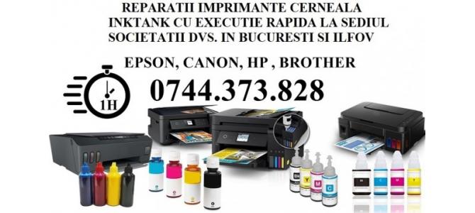 Service imprimante cerneala cu rezervoare Epson in Buc