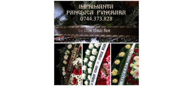 Imprimanta mesaj panglici funerare