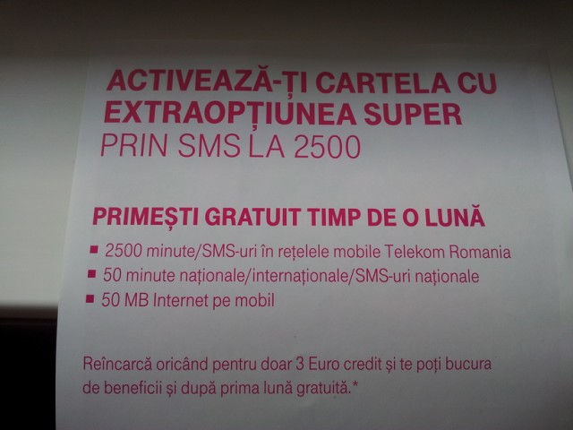 Vand Cartela Telekom Cu 2500 Minute Si Internet 8lei 7165881 Oradeahub